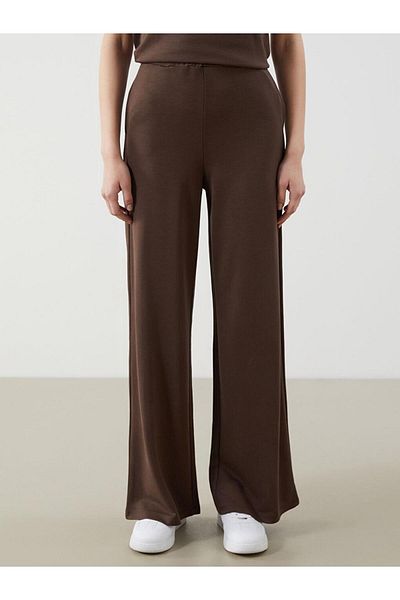 LC Waikiki Pantaloni de sport pentru femei cu talie elastică și picioare late (S5)
