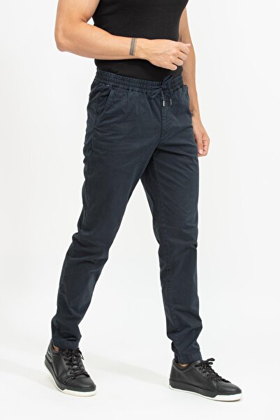 Tommy Hilfiger Normal Bel Normal Paça Slim Fit Mavi Erkek Pantolon MW0MW32131DW5