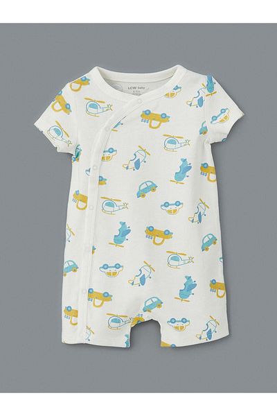 LC Waikiki Baby Boy Rompers and Snap Fastener Bodysuit 2-Piece (S5)