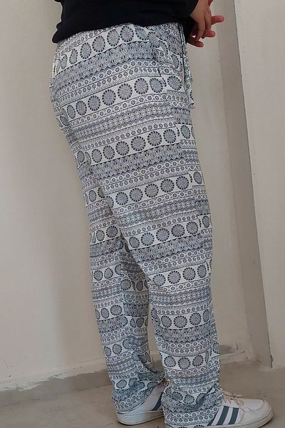 Bahar design Women's oversized cotton breathable fabric pajama bottoms