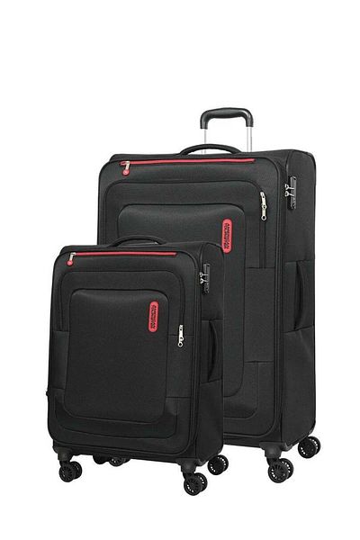 American Tourister DUNCAN 2 Piece SET BLACK (55+83) SOFT