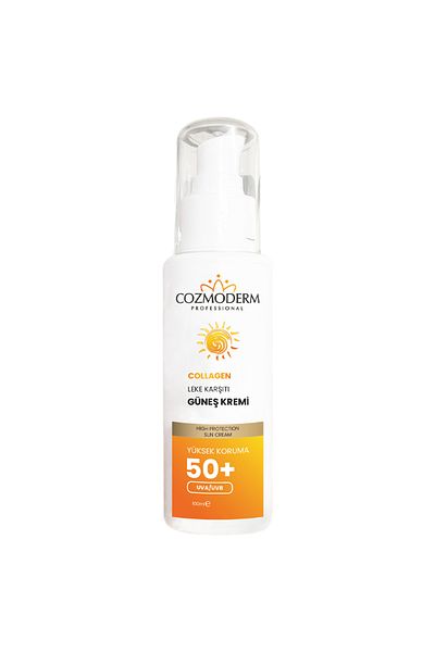 cozmoderm Collagen Sunscreen Spf 50 High Protection Suitable for All Skin Types 100 ml