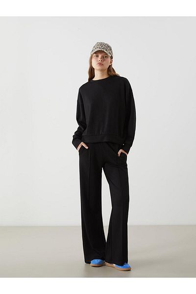 LC Waikiki Дамски спортен долнище с ластична талия и широки крачоли - S5KR81Z8