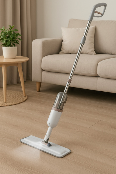 Kavi Entegre Plastik Süper Parlak Sprey Mop – Pratik ve Etkili Temizlik Çözümü