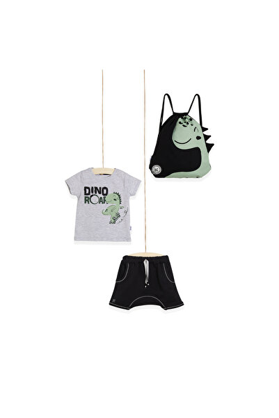 Wogi Çanta + Şort + Tişört Çocuk Takımı