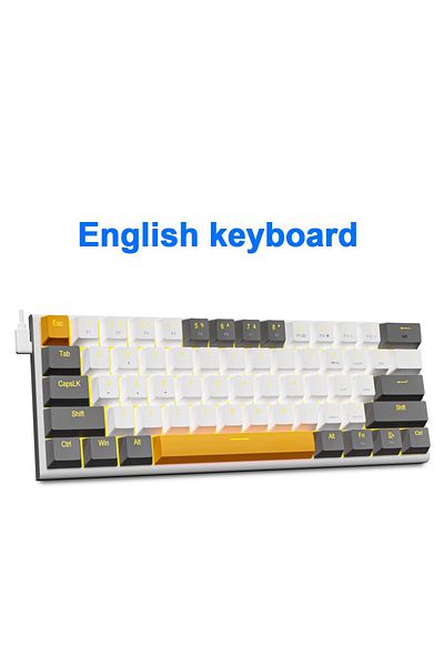Choice Red axis Z11-WG-EN E-YOOSO Z11 USB Mechanical Gaming Wired Keyboard Red Switch 61 Keys Gamer Russian