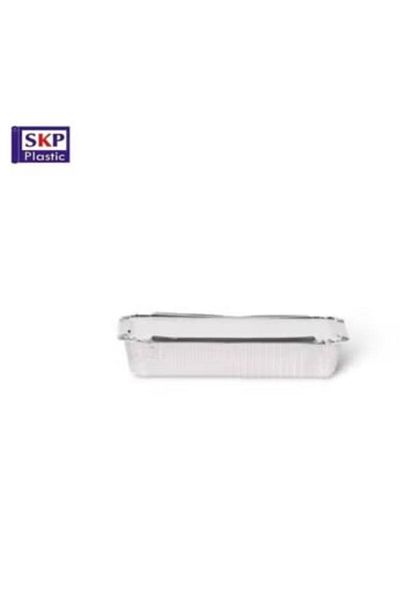 SKP Plastic Aluminum Rectangular Food Containers No. 8389 (8 pcs).