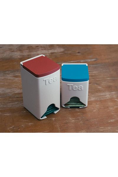 newoodesign 3D Printing Tea Bag Box with Tea Writing