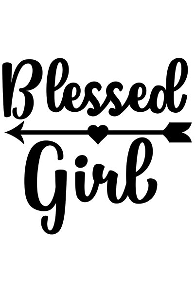 StoryGift Romania Sticker Autocolant 70CM Exterior pentru o fata binecuvantat...