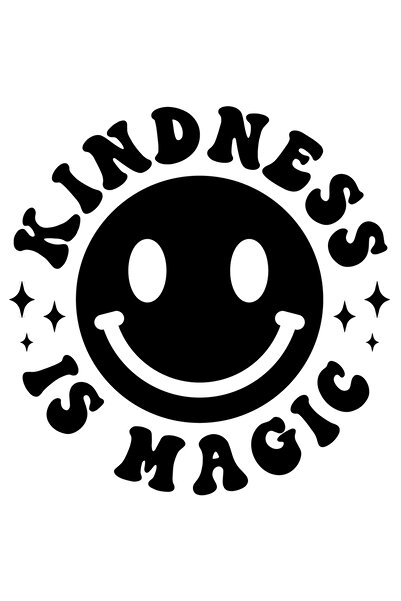 StoryGift Romania Sticker Exterior Cu Un Emoji Zambitor Si Textul "kindness I...