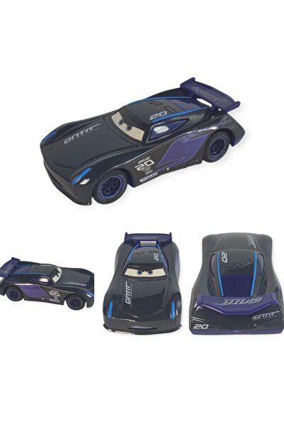 Orko Toys Şimşek Mcqueen Mater Jackson Storm Cruz Ramirez Arabalar Metal 4lü Set ÇekBırak Kauçuk Teker Mekkuin