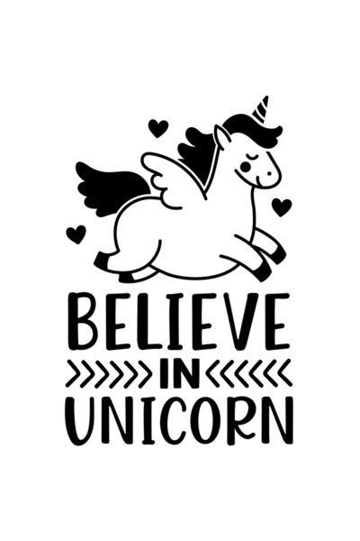 StoryGift Romania Sticker Adeziv 90CM Exterior cu un unicorn si inimioare cu ...