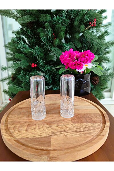 English Home Palle Tuzluk - Biberlik 11 cm Şeffaf Cam