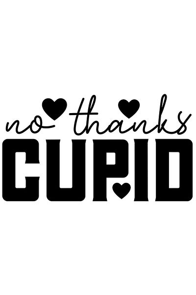 StoryGift Romania Sticker Label 50CM Exterior for those who don't want to fall in love - the text "No, thank you"