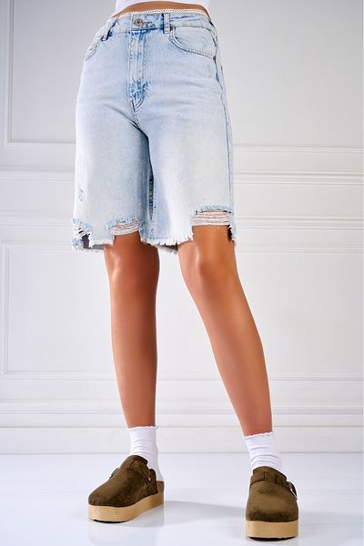 Joana Koshy Blue Short Jeans