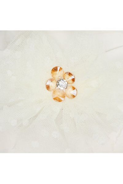 Jamiks Bandă de păr din material textil pentru fete JLG063 naturală