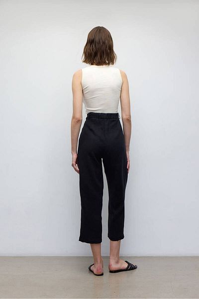 BE BLUE Pantaloni de in - Model cu dresuri negre