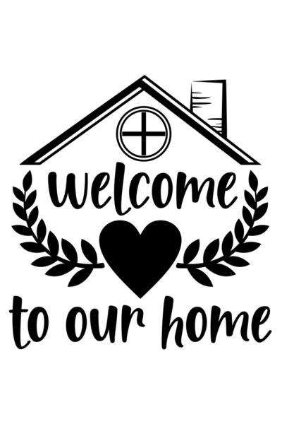 StoryGift Romania Sticker Exterior cu inimioara si o casuta cu mesajul "Bun-v...