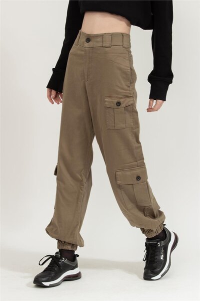 Replay High Waist Tapered Leg Kadın Jean Pantolon