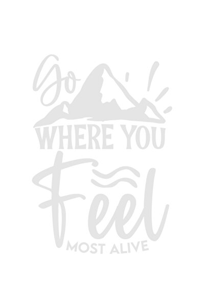 StoryGift Romania Sticker Exterior cu munti si mesaj care te indeamna sa te duci acolo unde te simti cel mai