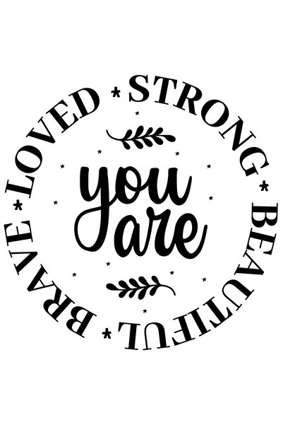 StoryGift Romania Sticker Autocolant 30CM Exterior cu mesajul "Tu esti iubita...