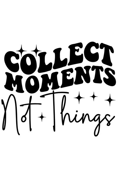StoryGift Romania Sticker Exterior Cu Mesaj Care Te Indeamna Sa Colectionezi Momente, Ci Nu Lucruri/obiecte