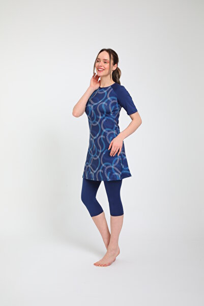 Chelly Μαγιό Hijab με κοντό μανίκι