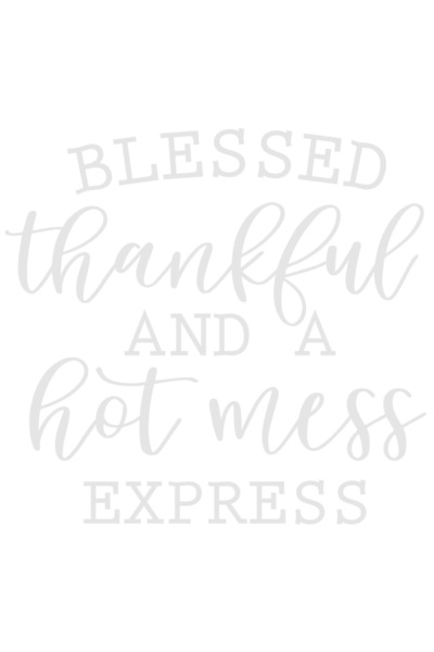 StoryGift Romania Sticker Exterior Cu Mesaj In Limba Engleza "blessed, Thankf...