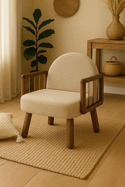 Zem Tosca Bohem Berjer Ceviz Ahşap, Sütlü Kahve