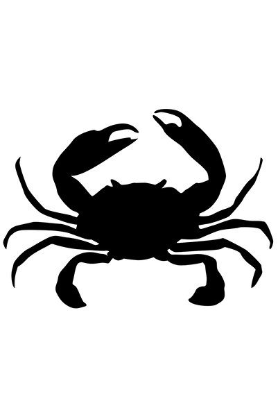 StoryGift Romania Sticker Autocolant 70CM Exterior cu un rac - zodie clesti ,...