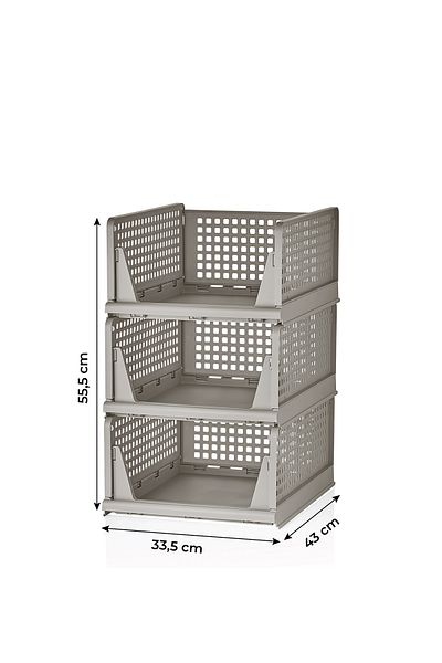 Kavi Entegre Plastik 3-Tier Portable Cabinet Drawer