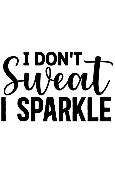 StoryGift Romania 90CM Exterior Adhesive Sticker for those who do physical exertion with the message "I don't sweat, I spar