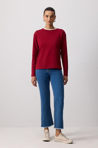 Touché Privé Ribbon Collar T-Shirt