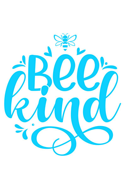 StoryGift Romania Sticker Exterior Cu Inimioare Si Albina Si Textul "bee Kind...
