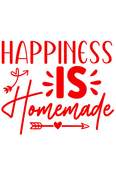 StoryGift Romania Sticker Exterior Cu Textul "happiness Is Homemade" - Ferici...