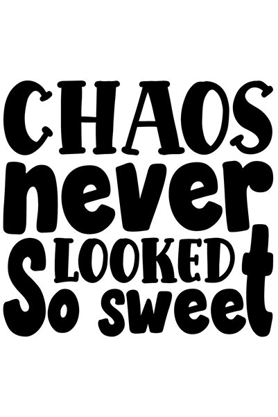 StoryGift Romania Sticker Autocolant 30CM Exterior cu mesajul "Haosul nu a ar...