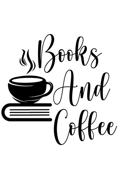 StoryGift Romania Sticker Exterior pentru iubitorii de cafea si de carti , Vi...