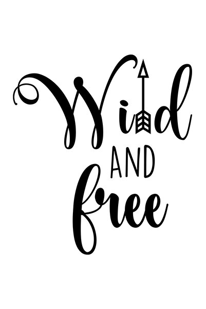 StoryGift Romania Sticker Autocolant 30CM Exterior pentru cei carora le place in natura cu mesajul in engleza "W