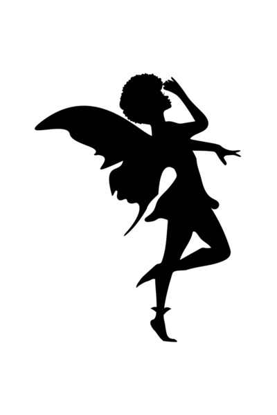 StoryGift Romania Sticker Autocolant 30CM Exterior cu o fata afro cu aripi - ...