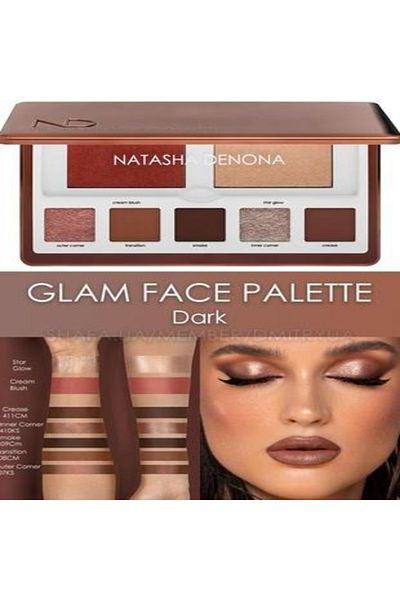 natasha denona Glam Face & Eye Palette Dark
