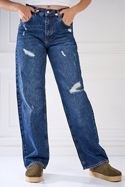 Joana Raaka Regular Fit Jeans Navy Blue