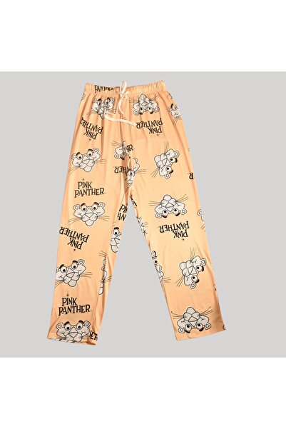 Panther PINK PANTHER WOMENS SHORT SLEEVE PAJAMA SETS , SILKY POLYESTER