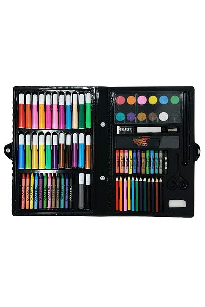 zola Set pictat si desen, gentuta de depozitare, 86 piese, 33.5x3.5x27 cm