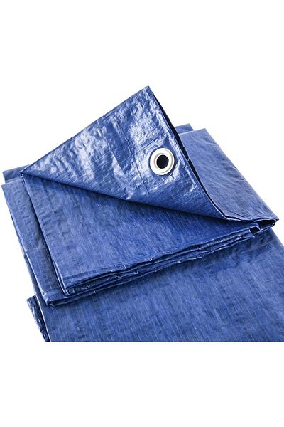 Generic Multipurpose Tarpaulin Sinlge Layer Blue 20*20 yds