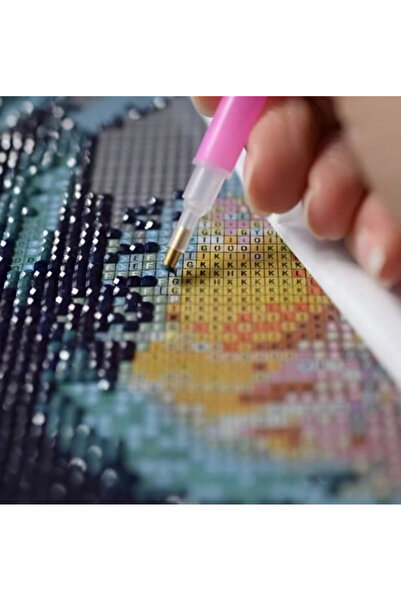 zola Diamond mosaic tapestry, romantic abstract landscape pattern, 40 x 50 cm