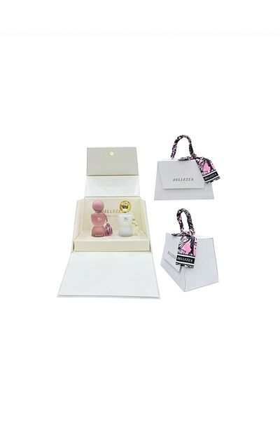laver Laver bag, white. Inspired, consisting of two pieces, 75 ml