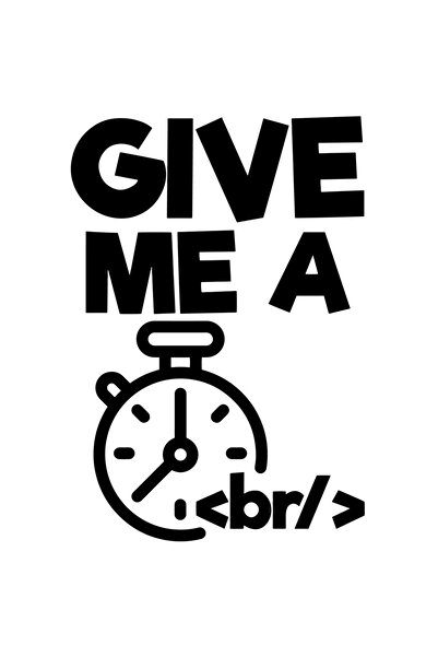 StoryGift Romania Sticker Exterior Pentru Programatori Cu Mesajul "give Me A ...