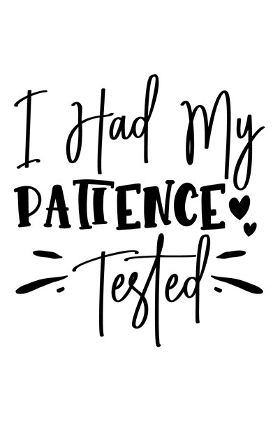 StoryGift Romania Sticker Exterior cu inimioare si textul "I had my patience ...