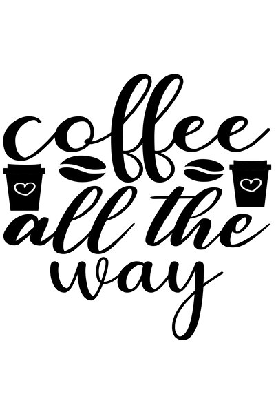 StoryGift Romania Sticker Autocolant 30CM Exterior pentru cei care iubesc caf...