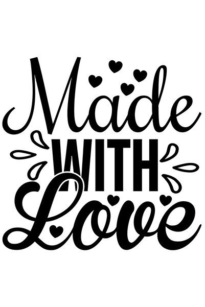 StoryGift Romania Sticker Eticheta 40CM Exterior cu inimioare si mesajul "Mad...